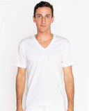 USA-Made Fine Jersey V-Neck T-Shirt