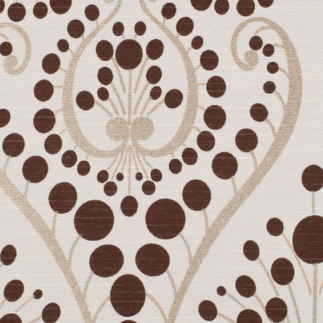 Brown Swirls Cotton Blend
