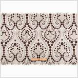 Brown Swirls Cotton Blend