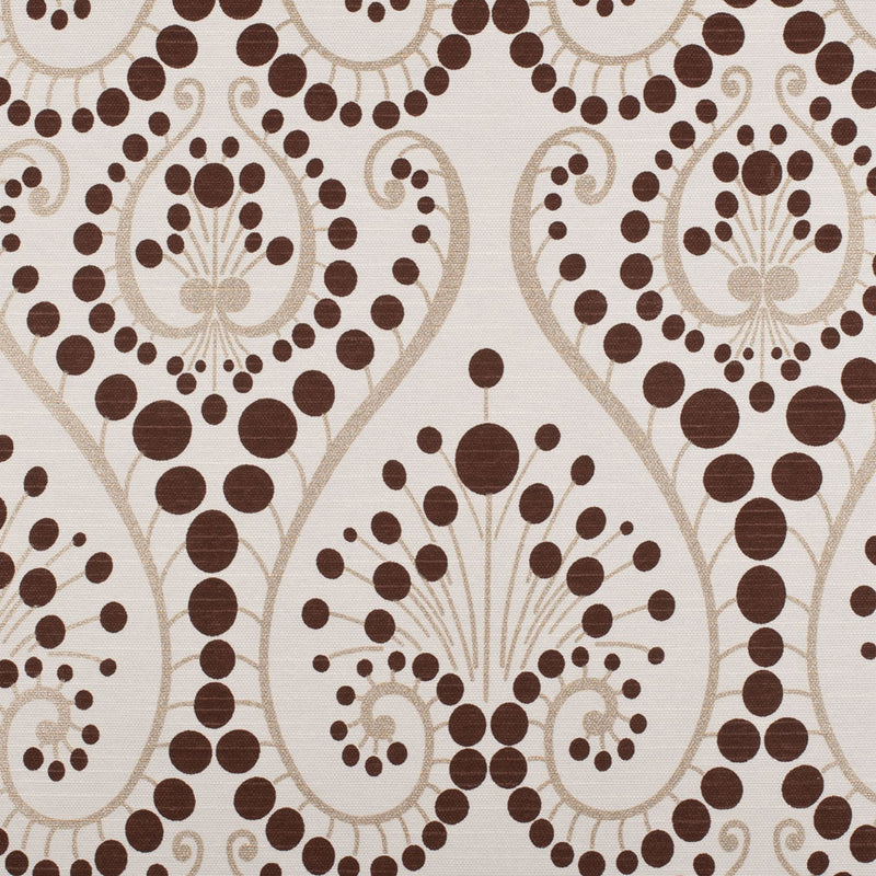 Brown Swirls Cotton Blend