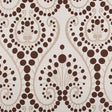 Brown Swirls Cotton Blend