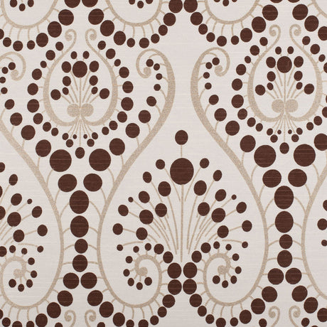 Brown Swirls Cotton Blend