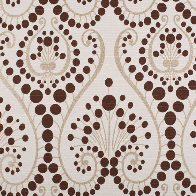Brown Swirls Cotton Blend