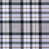 Gray Plaid Cotton Blend