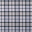 Gray Plaid Cotton Blend