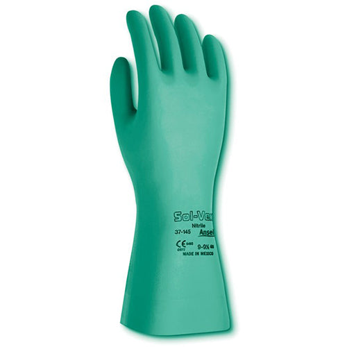 Sol-Vex Nitrile Gloves 18" Long, 1 Pair - Size 10