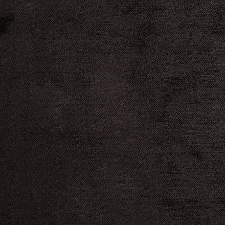 Jet Black Solid Chenille