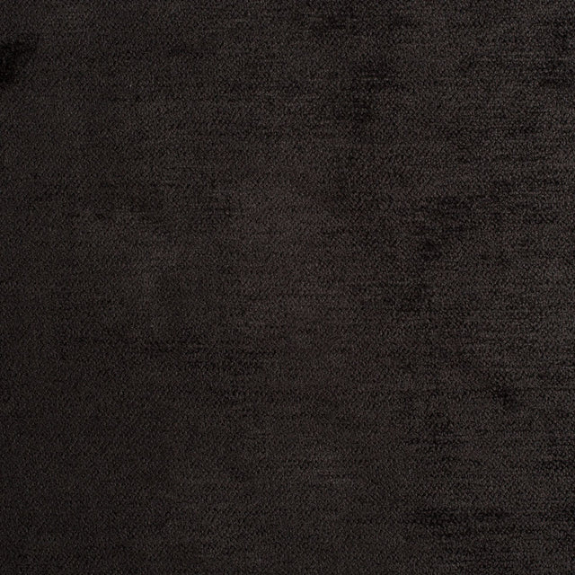 Jet Black Solid Chenille