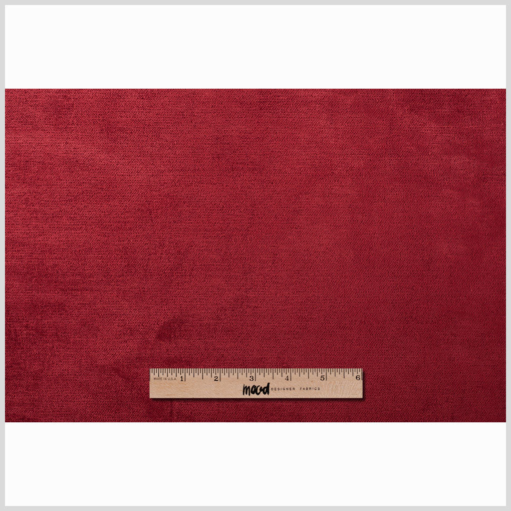 Red Solid Chenille