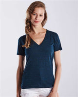 Women's V-Neck Overdyed Tee