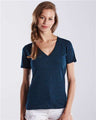 Women's V-Neck Overdyed Tee