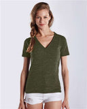 Women's V-Neck Overdyed Tee