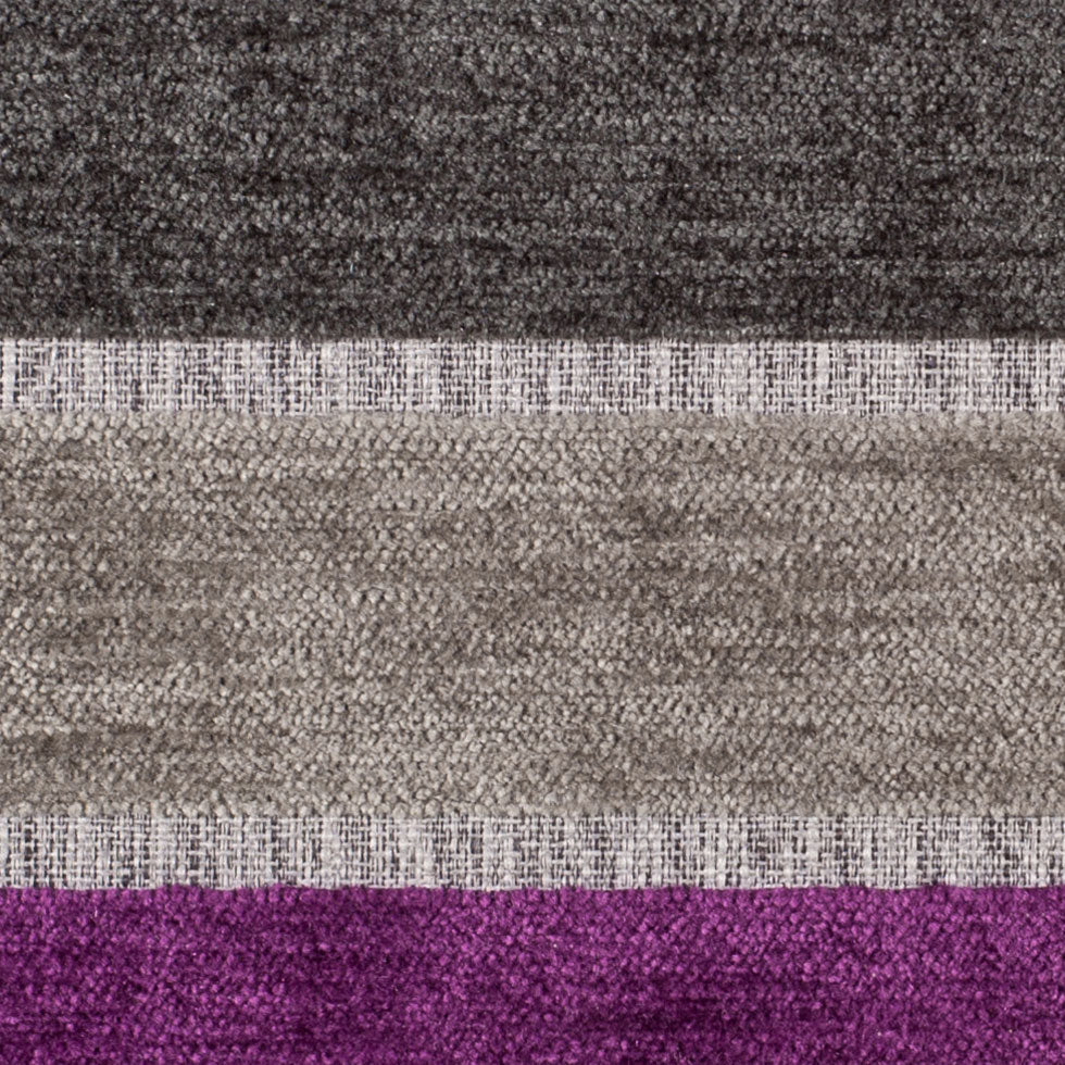 Gray Stripes Chenille