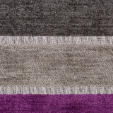 Gray Stripes Chenille