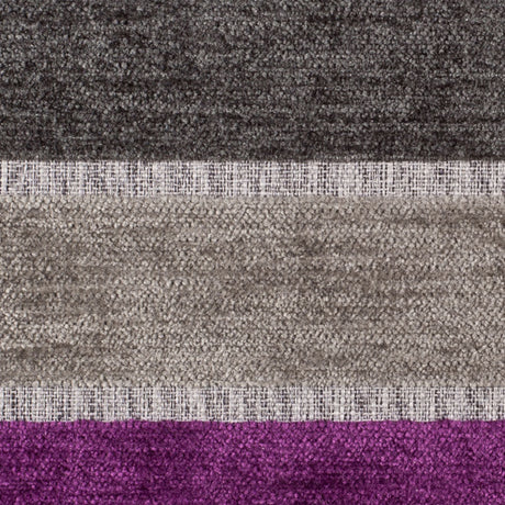 Gray Stripes Chenille