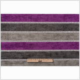 Gray Stripes Chenille