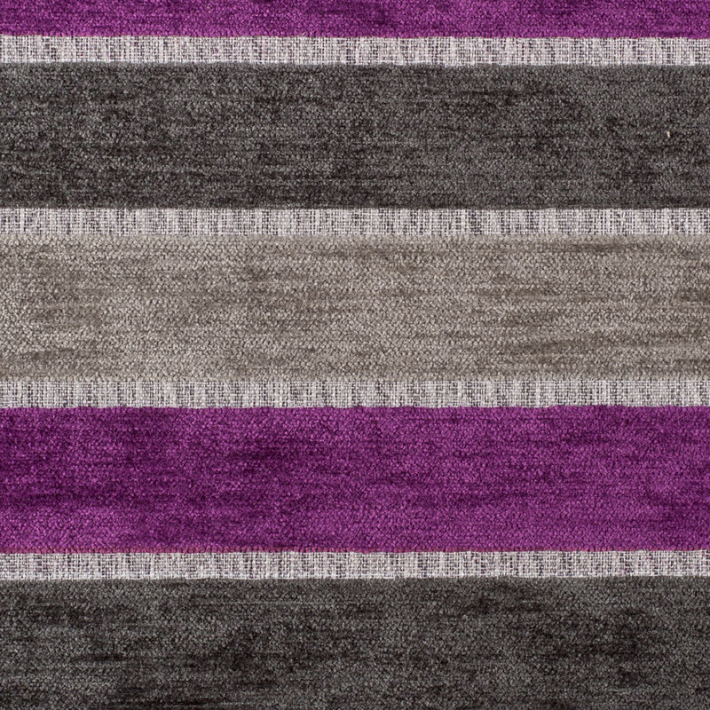 Gray Stripes Chenille