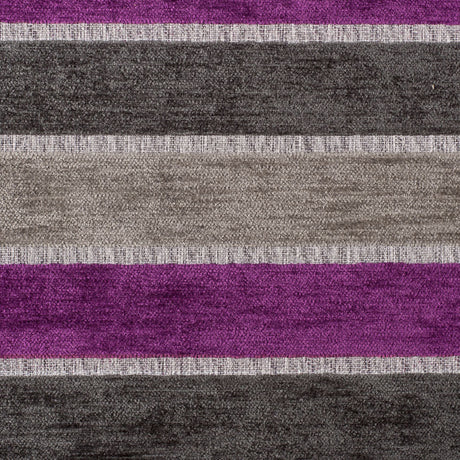 Gray Stripes Chenille