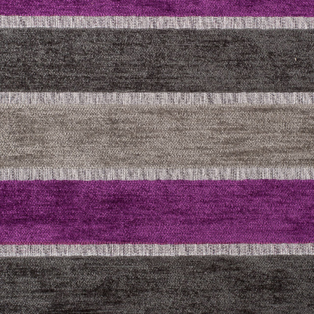 Gray Stripes Chenille