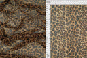Animal Print Mesh Brown Mesh