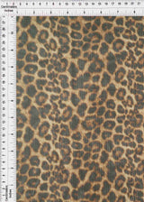 Animal Print Mesh Brown Mesh