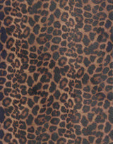 Animal Print Mesh Brown Mesh