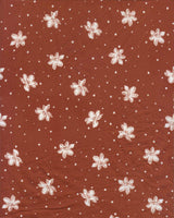 DTY Brushed Ditsy Floral Print Fabric 1 Yard Soft Stretch Flowy 58/60" Wide