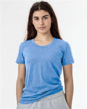 USA-Made Women's 50% Cotton & 50% Polyester T-Shirt