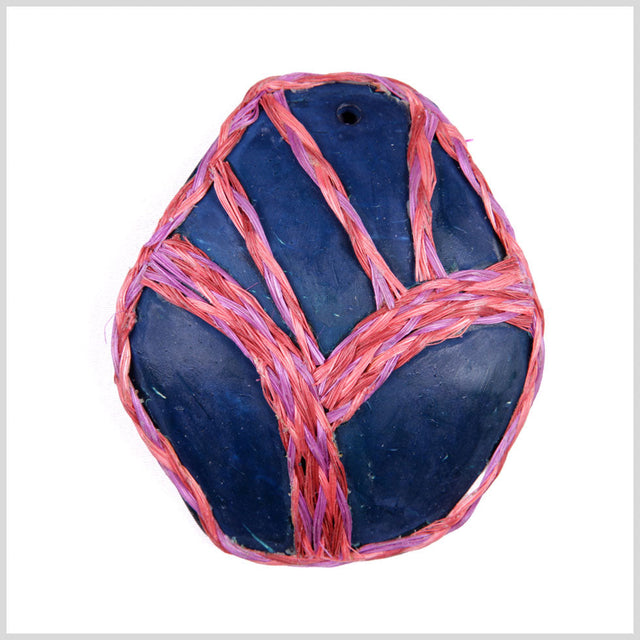 Navy/Pink Coconut Pendant - 120L/76.2mm