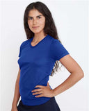 USA-Made Women's 50% Cotton & 50% Polyester T-Shirt