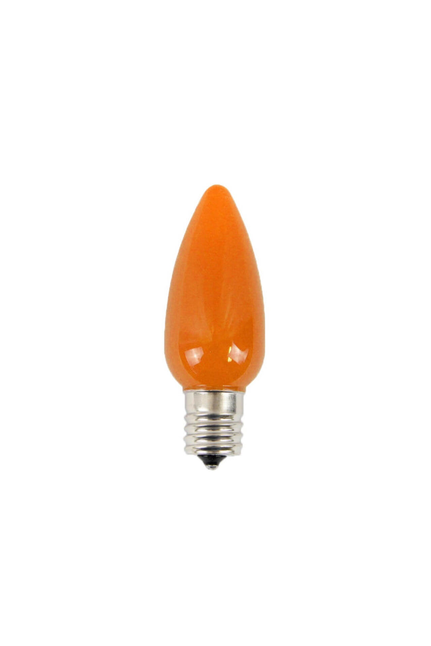 C9 Wonderful LED SMD Bulb (25 bulbs/bag) - Frosted, Orange