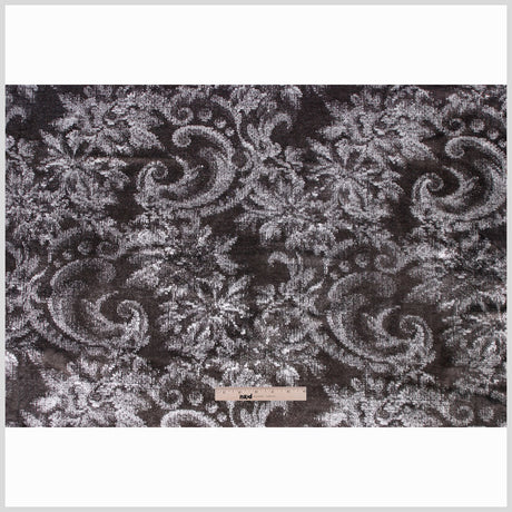 Dark Gray Classical Shimmery Velvet