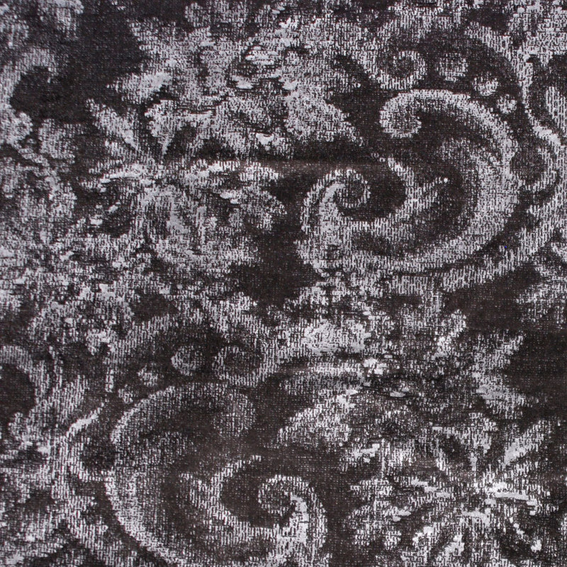 Dark Gray Classical Shimmery Velvet