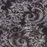 Dark Gray Classical Shimmery Velvet