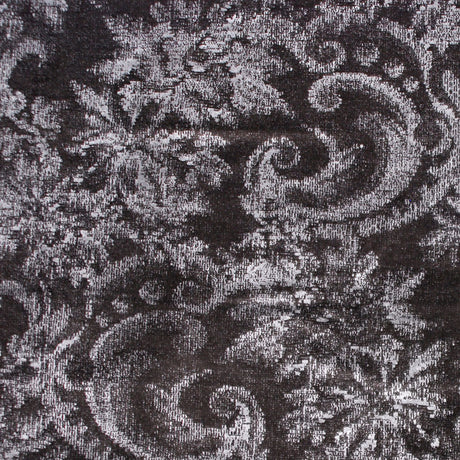 Dark Gray Classical Shimmery Velvet