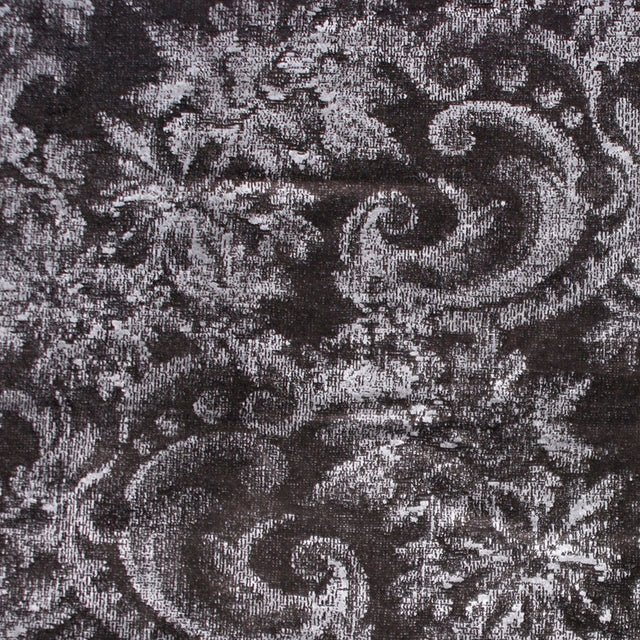 Dark Gray Classical Shimmery Velvet
