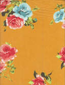 1 Yard Chiffon Fabric 100% Polyester Floral Print, 57/58" Wide