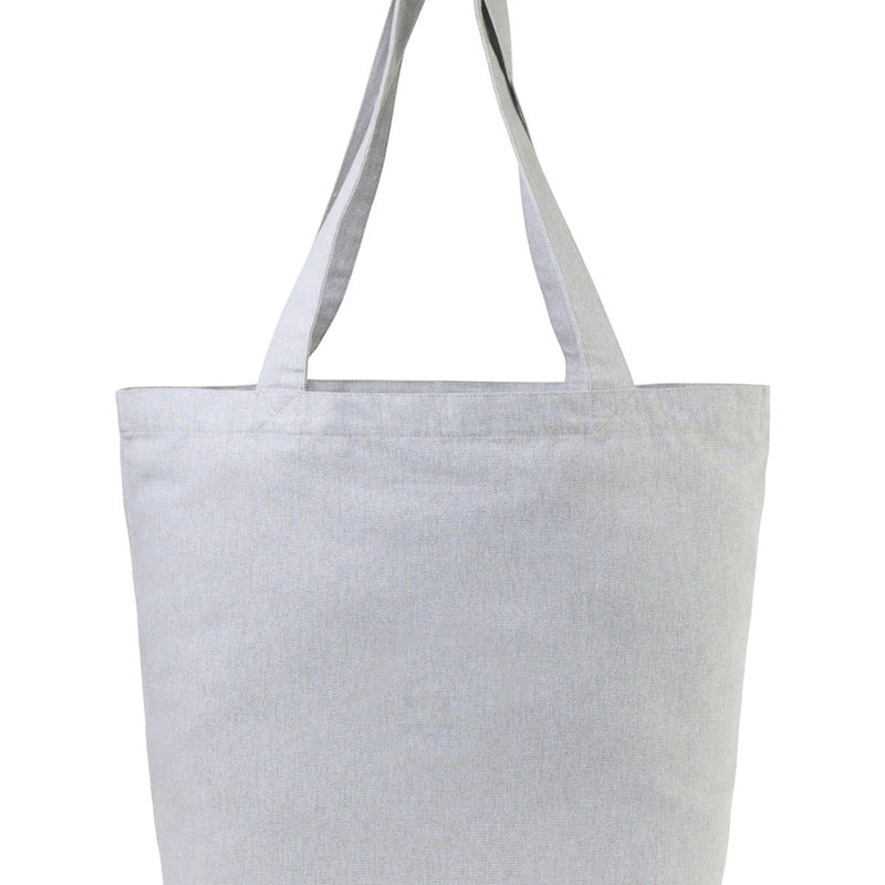 Aware Recycled Cotton Shopper Tote Bag With Interior Zip Pocket