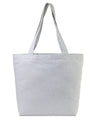 Aware Recycled Cotton Shopper Tote Bag With Interior Zip Pocket