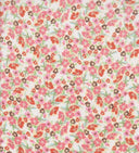1 yarda de gasa de alta calidad con estampado floral, tela tejida ligera y translúcida, 57/58" de ancho