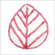 Beige/Pink/Purple Coconut Pendant - 120L/76.2mm