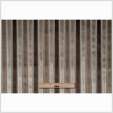 Brown Stripes Channeled Velvet