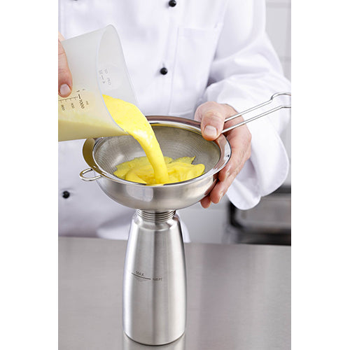 ISI 2714 Stainless Funnel & Sieve for Cream Whippers