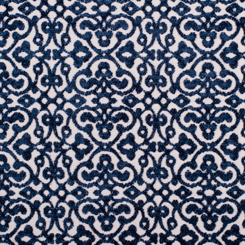 Navy Classical Upholstery Chenille