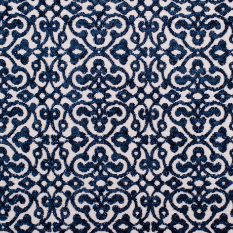 Navy Classical Upholstery Chenille