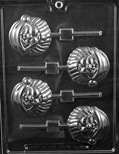 Cute Santa Lolly Chocolate Mold