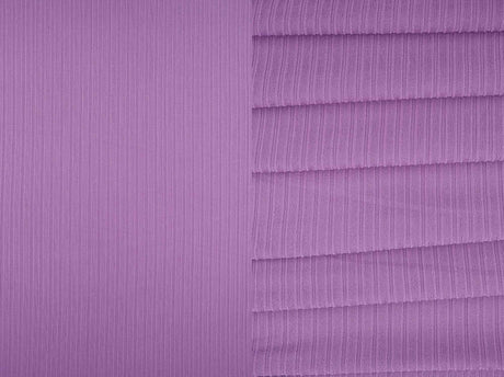 Rib Stretch Knit Fabric Solid