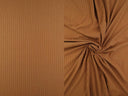 1 Yard 8x3 Yummy Rib Solid Knit Fabric 170 GSM, 58/60'' Wide Polyester Spandex Blend