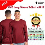 Next Level® CVC Long Sleeve Crewneck T-Shirt