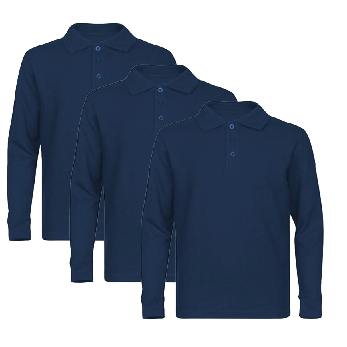 Toddler Long Sleeve Polo Shirt | RADYAN®